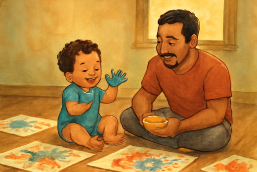 Brincadeiras sensoriais: a arte de descobrir o mundo entre os 6 meses e 2 anos